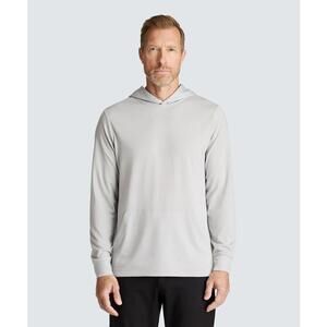 Unbound Merino Men's Ultralight Packable Hoodie - Large - Harbour Grey